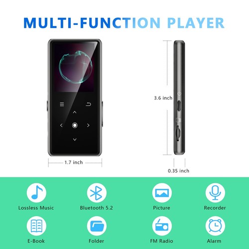 64gb mp3 player bluetooth - player,