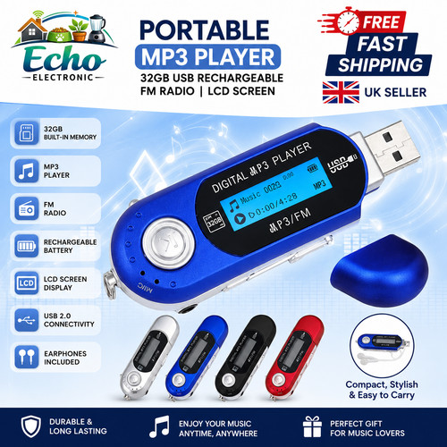 Portable mp3 player 32gb - portable,